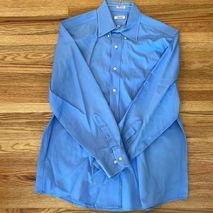 Izod slim fit blue button down